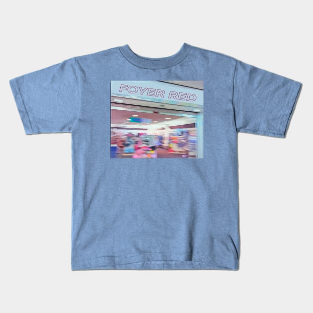 FOYER RED Kids T-Shirt by Noah Monroe